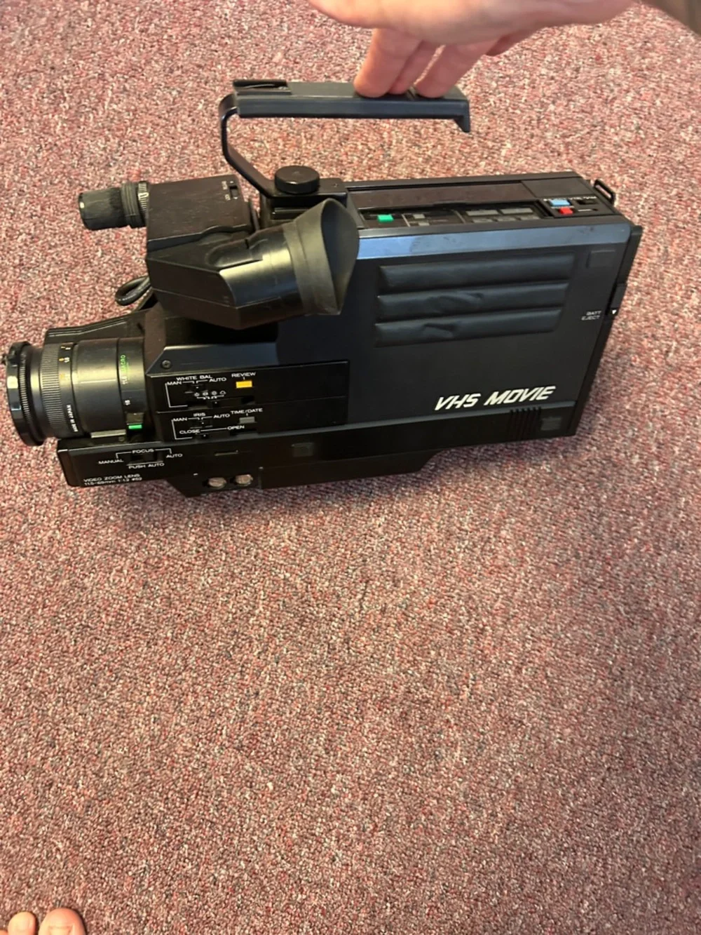 Hitachi Camcorder VHS Movie Camcorder in Black